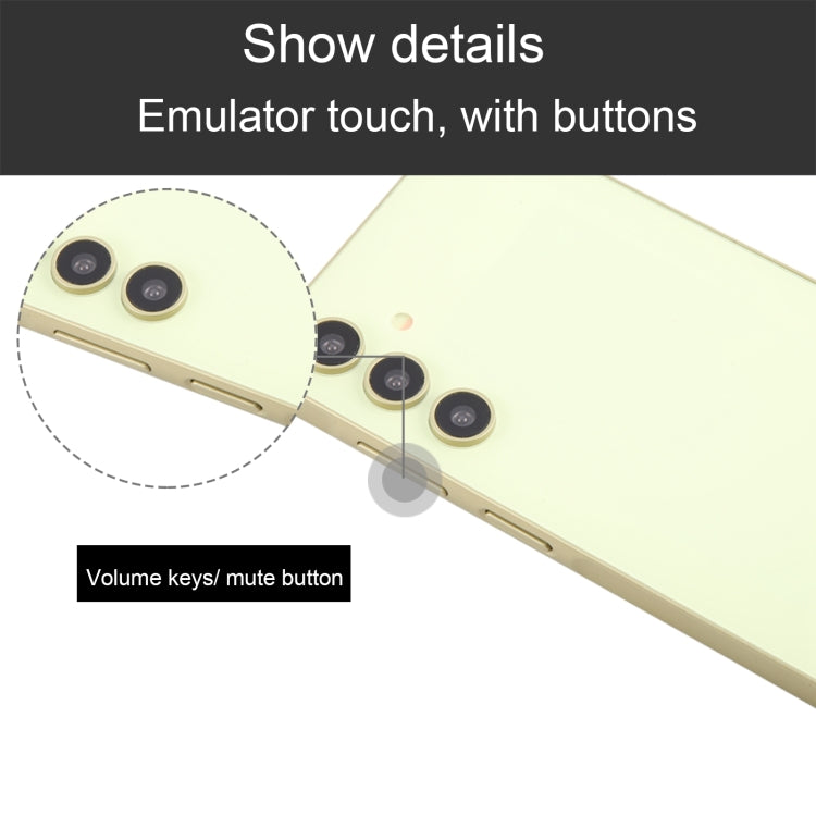 For Samsung Galaxy A15 5G Black Screen Non-Working Fake Dummy Display Model (Yellow)