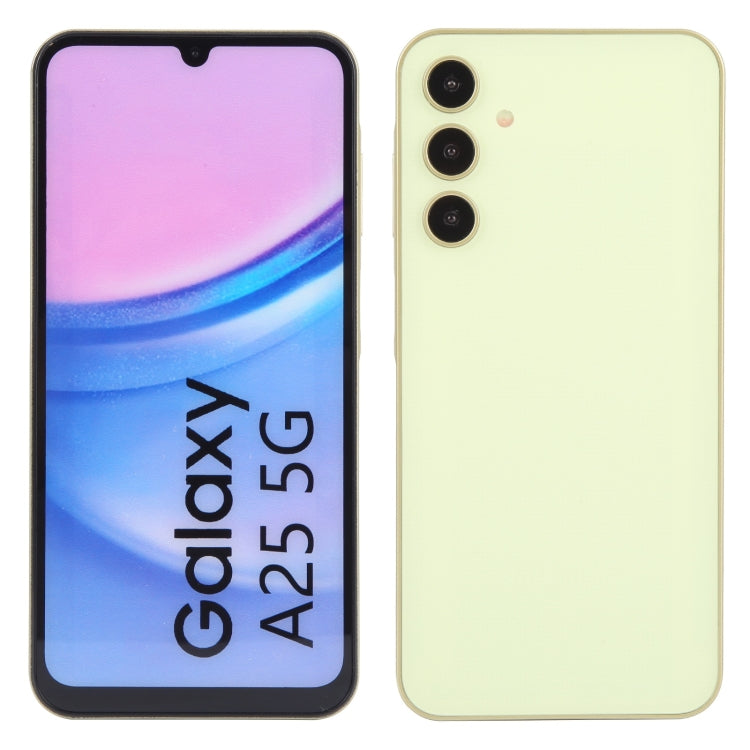 For Samsung Galaxy A25 5G Color Screen Non-Working Fake Dummy Display Model (Yellow)