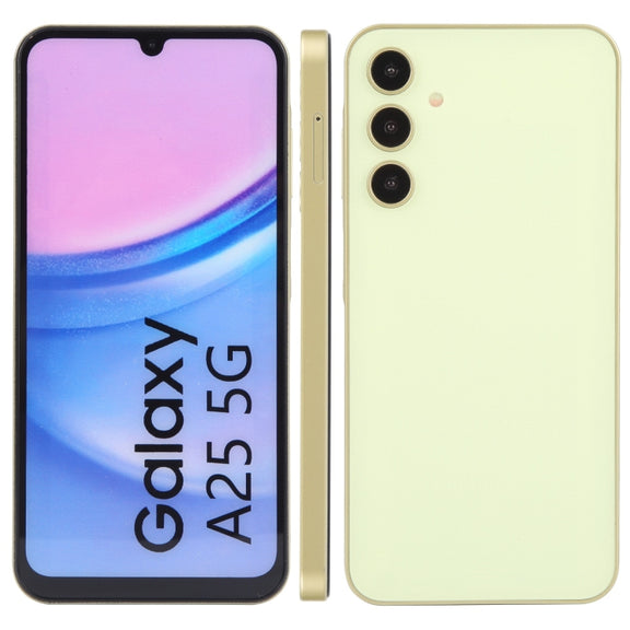 For Samsung Galaxy A25 5G Color Screen Non-Working Fake Dummy Display Model (Yellow)