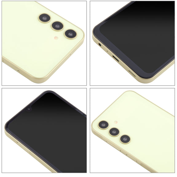 For Samsung Galaxy A25 5G Black Screen Non-Working Fake Dummy Display Model (Yellow)