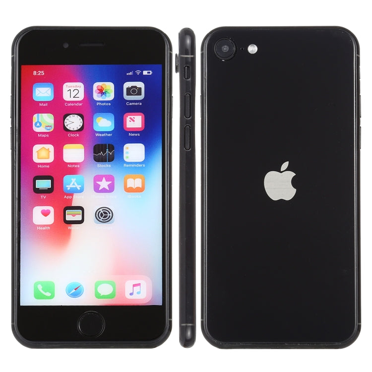 For iPhone SE 2 Color Screen Non-Working Fake Dummy Display Model (Black)