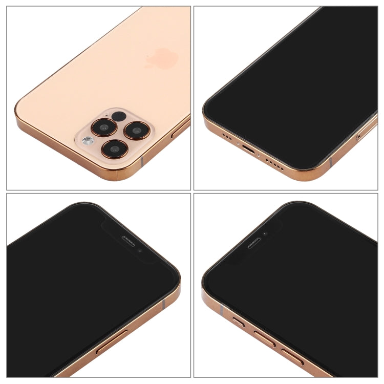 For iPhone 12 Pro Black Screen Non-Working Fake Dummy Display Model (Gold)