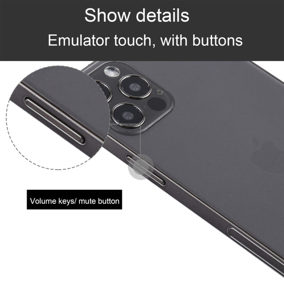 For iPhone 12 Pro Max Black Screen Non-Working Fake Dummy Display Model(Grey)
