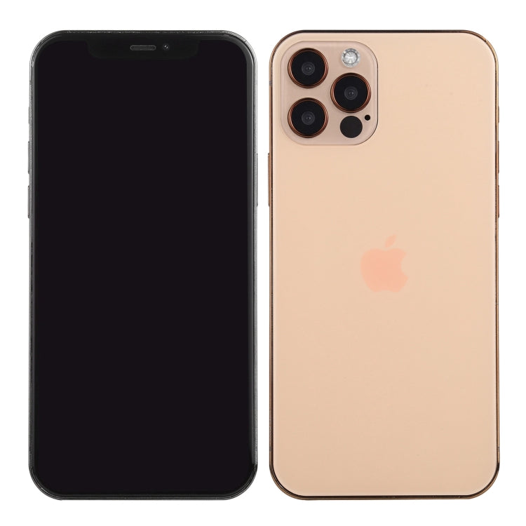 For iPhone 12 Pro Max Black Screen Non-Working Fake Dummy Display Model (Gold)