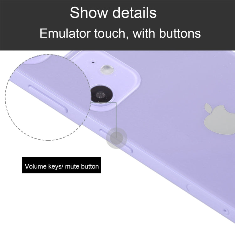 For iPhone 12 Black Screen Non-Working Fake Dummy Display Model (Purple)