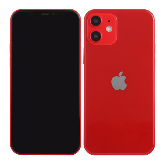 For iPhone 12 Black Screen Non-Working Fake Dummy Display Model(Red)