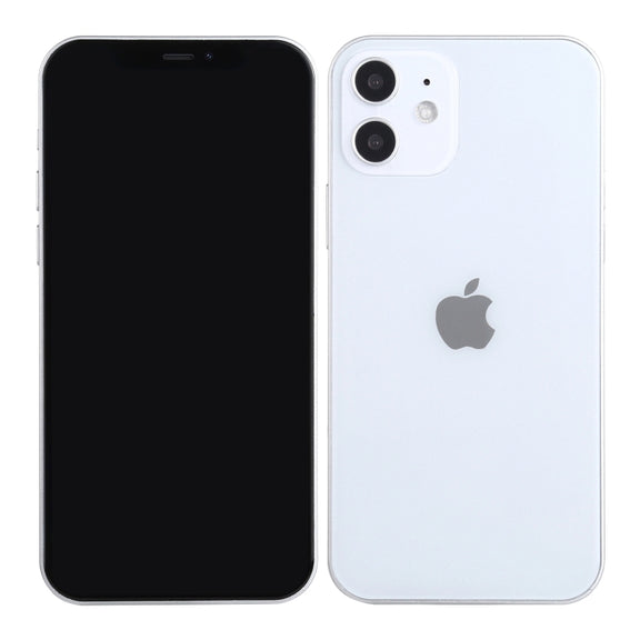 For iPhone 12 Black Screen Non-Working Fake Dummy Display Model(White)