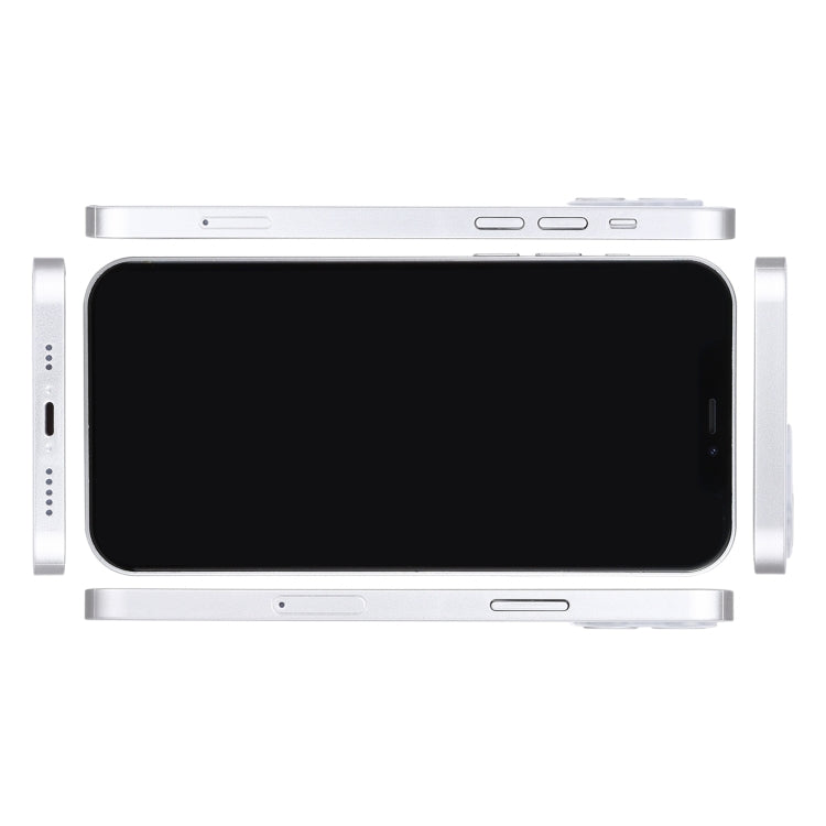 For iPhone 12 Black Screen Non-Working Fake Dummy Display Model(White)