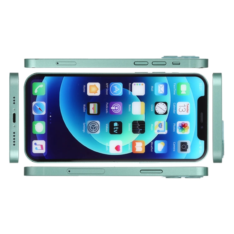 For iPhone 12 Color Screen Non-Working Fake Dummy Display Model(Green)