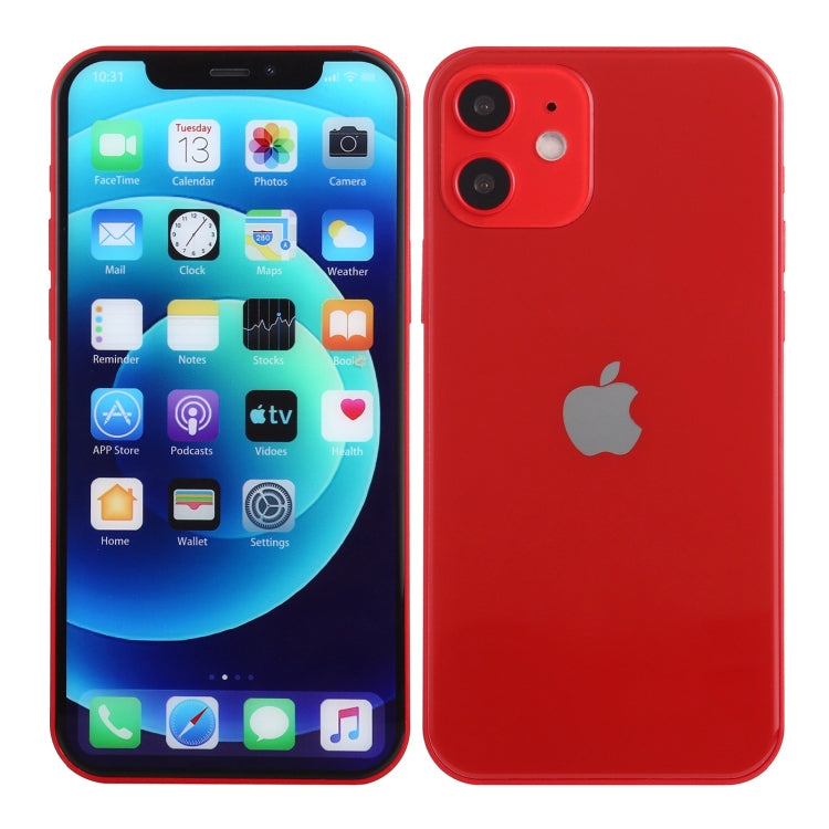 For iPhone 12 Color Screen Non-Working Fake Dummy Display Model(Red)