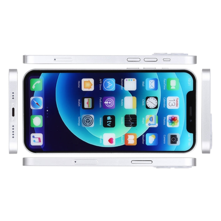 For iPhone 12 Color Screen Non-Working Fake Dummy Display Model(White)