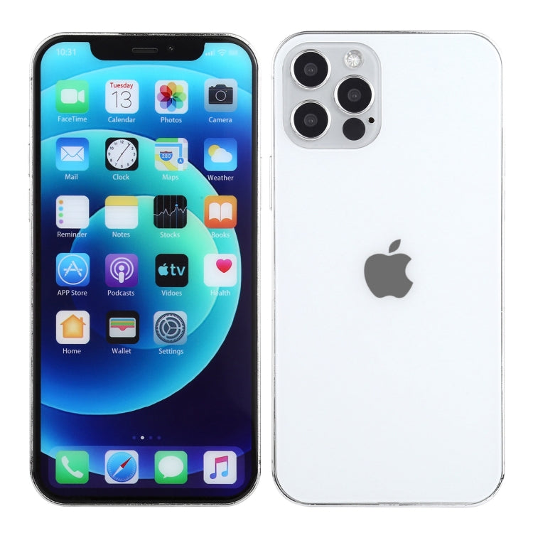 For iPhone 12 Pro Color Screen Non-Working Fake Dummy Display Model (Silver)