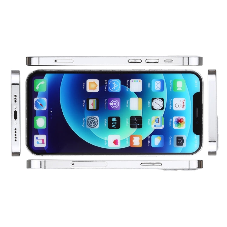For iPhone 12 Pro Color Screen Non-Working Fake Dummy Display Model (Silver)