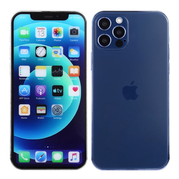 For iPhone 12 Pro Max Color Screen Non-Working Fake Dummy Display Model(Aqua Blue)