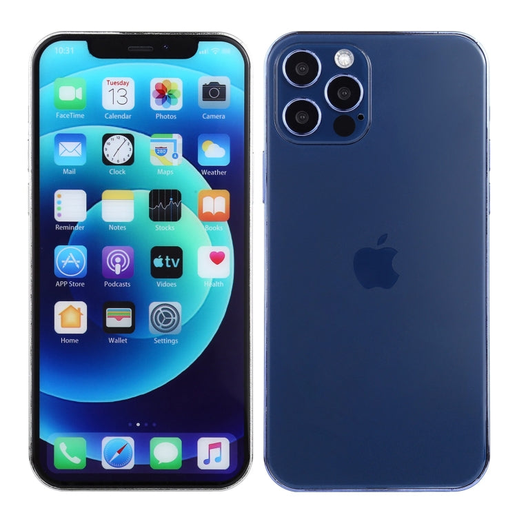 For iPhone 12 Pro Max Color Screen Non-Working Fake Dummy Display Model(Aqua Blue)
