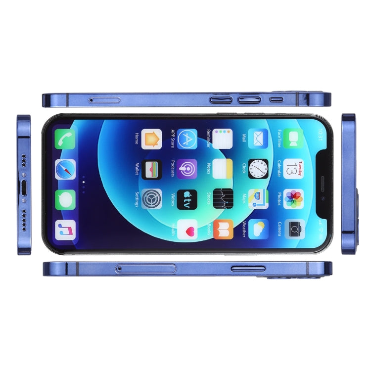 For iPhone 12 Pro Max Color Screen Non-Working Fake Dummy Display Model(Aqua Blue)