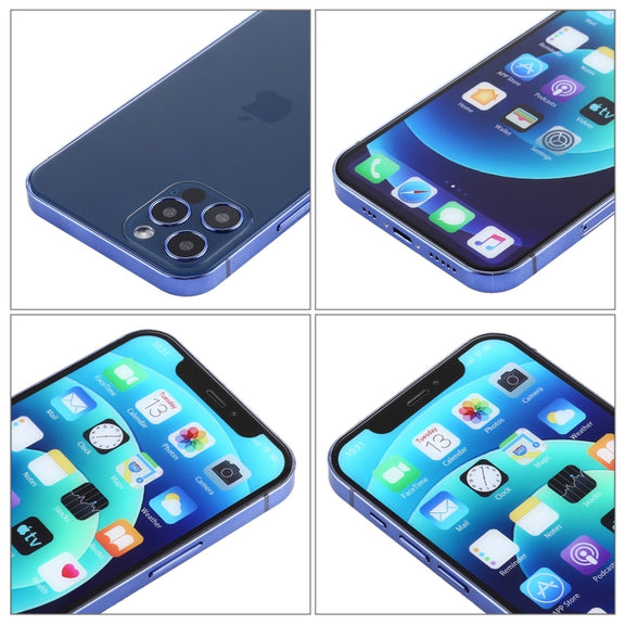 For iPhone 12 Pro Max Color Screen Non-Working Fake Dummy Display Model(Aqua Blue)
