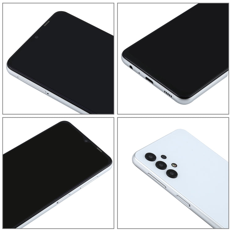 For Samsung Galaxy A32 5G Black Screen Non-Working Fake Dummy Display Model (White)
