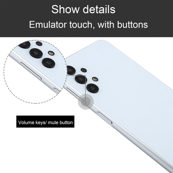 For Samsung Galaxy A32 5G Black Screen Non-Working Fake Dummy Display Model (White)