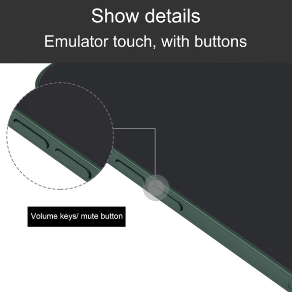 For iPhone 13 mini Black Screen Non-Working Fake Dummy Display Model(Dark Green)