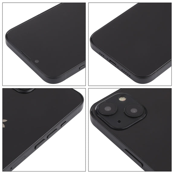 For iPhone 13 Black Screen Non-Working Fake Dummy Display Model (Midnight Black)