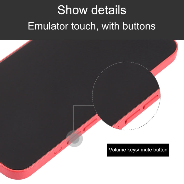 For iPhone 13 Black Screen Non-Working Fake Dummy Display Model (Red)
