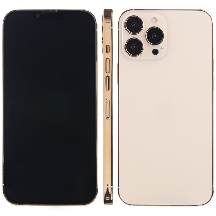 For iPhone 13 Pro Black Screen Non-Working Fake Dummy Display Model (Gold)