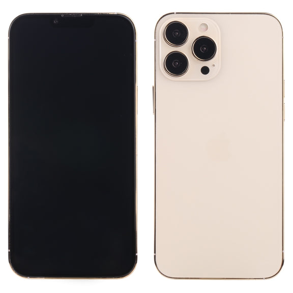 For iPhone 13 Pro Black Screen Non-Working Fake Dummy Display Model (Gold)