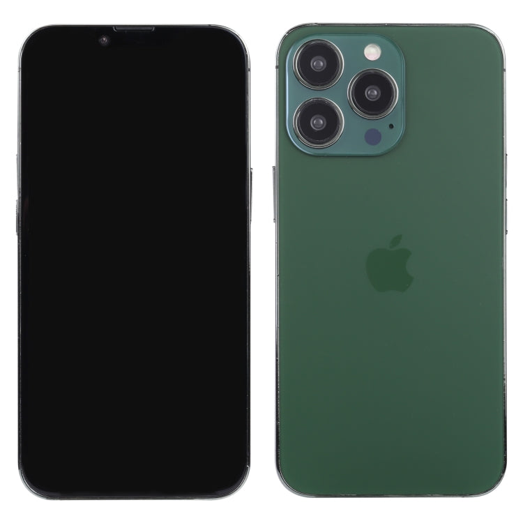 For iPhone 13 Pro Max Black Screen Non-Working Fake Dummy Display Model(Dark Green)