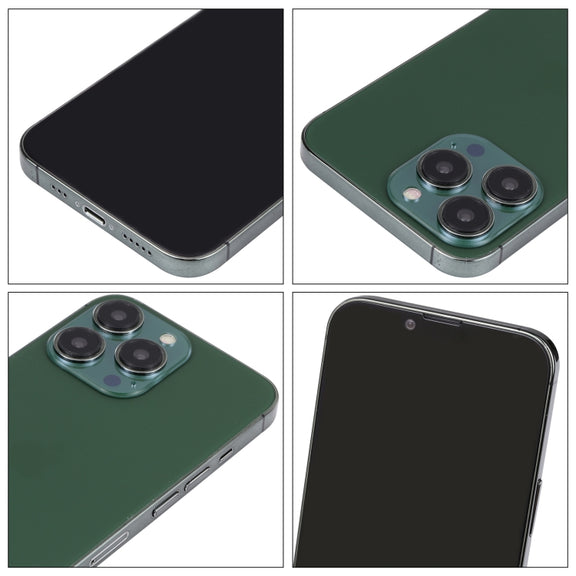 For iPhone 13 Pro Max Black Screen Non-Working Fake Dummy Display Model(Dark Green)