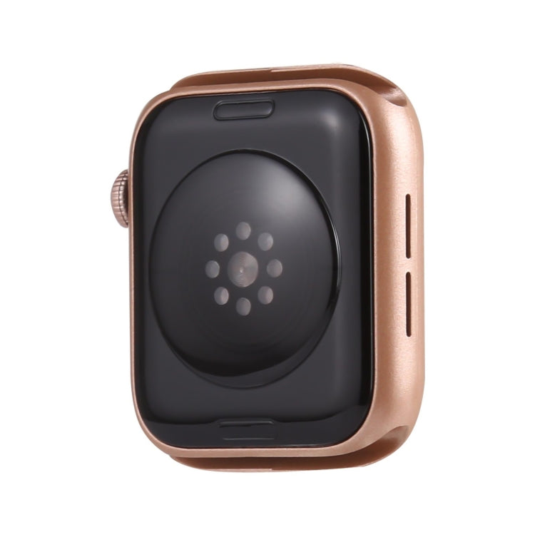 For Apple Watch Series 6 44mm Black Screen Non-Working Fake Dummy Display Model,  For Photographing Watch-strap, No Watchband(Gold)
