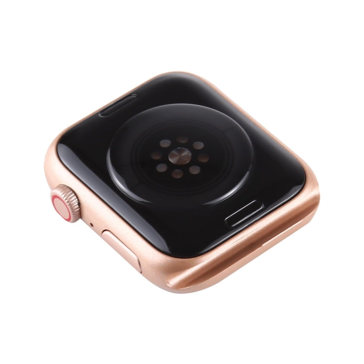 For Apple Watch Series 6 44mm Black Screen Non-Working Fake Dummy Display Model,  For Photographing Watch-strap, No Watchband(Gold)