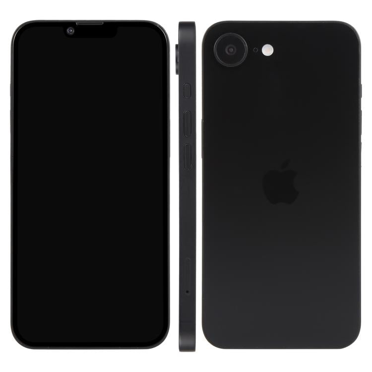 For iPhone 16e Black Screen Non-Working Fake Dummy Display Model (Black)