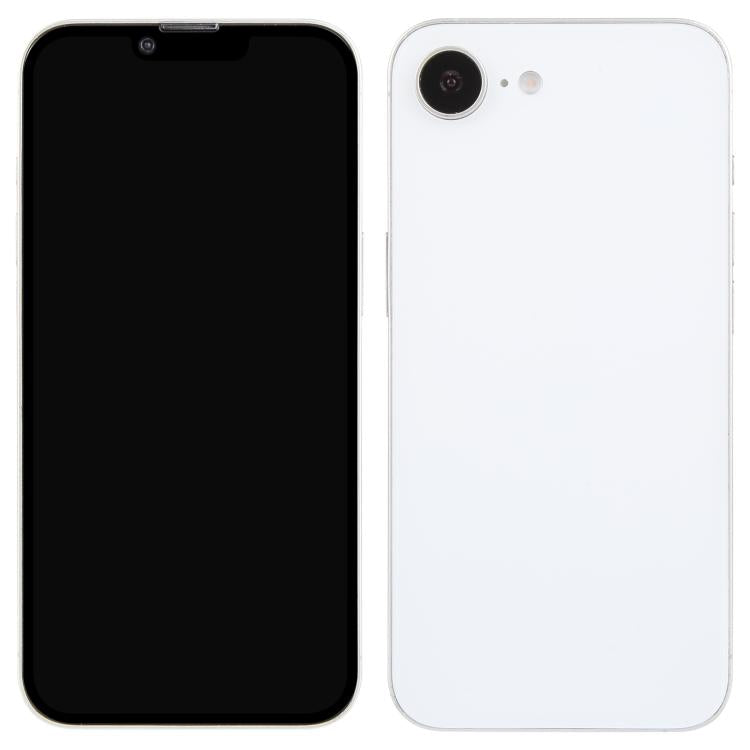 For iPhone 16e Black Screen Non-Working Fake Dummy Display Model (White)