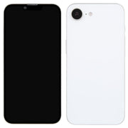 For iPhone 16e Black Screen Non-Working Fake Dummy Display Model (White)