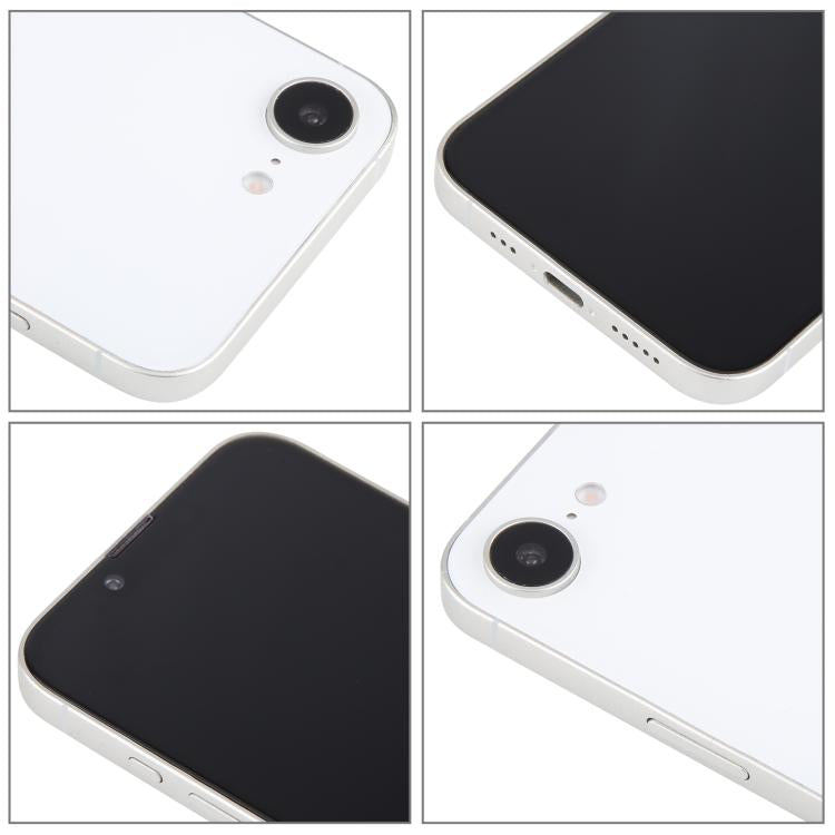 For iPhone 16e Black Screen Non-Working Fake Dummy Display Model (White)