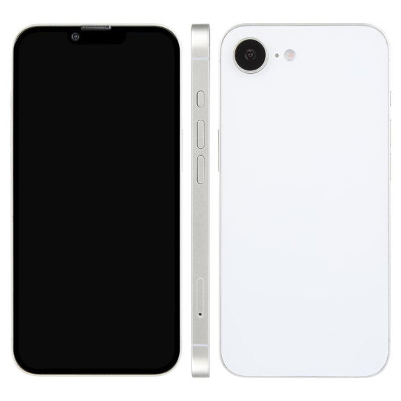 For iPhone 16e Black Screen Non-Working Fake Dummy Display Model (White)