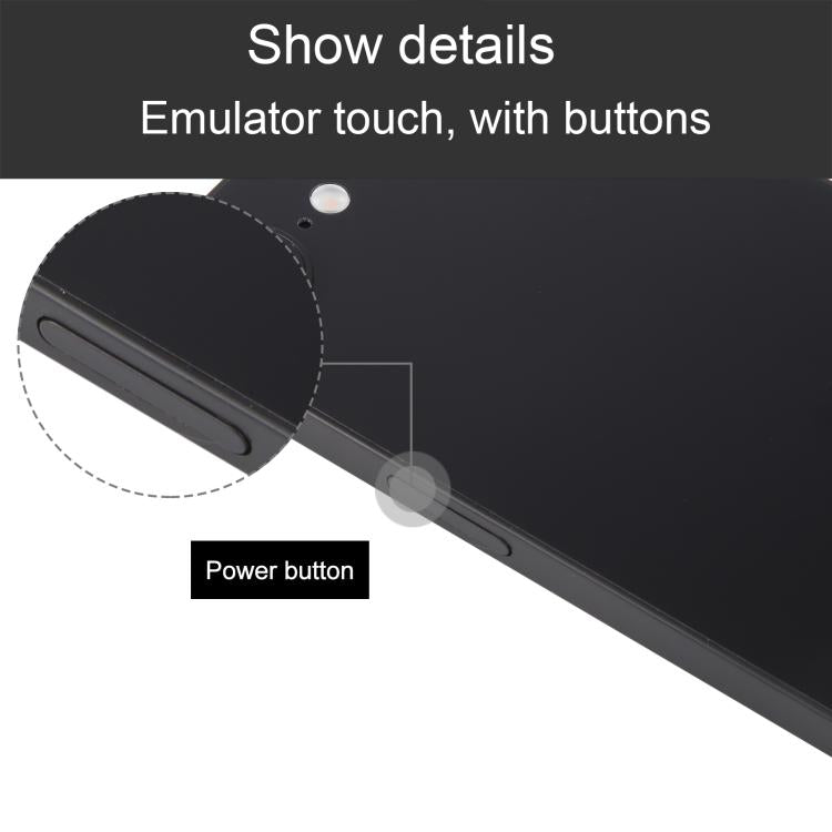 For iPhone 16e Color Screen Non-Working Fake Dummy Display Model (Black)