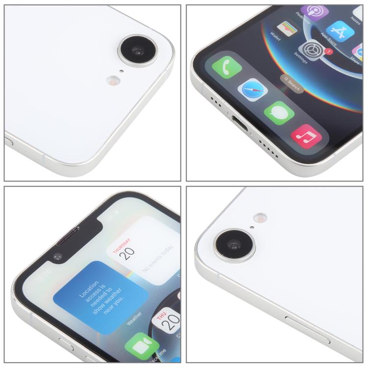 For iPhone 16e Color Screen Non-Working Fake Dummy Display Model (White)
