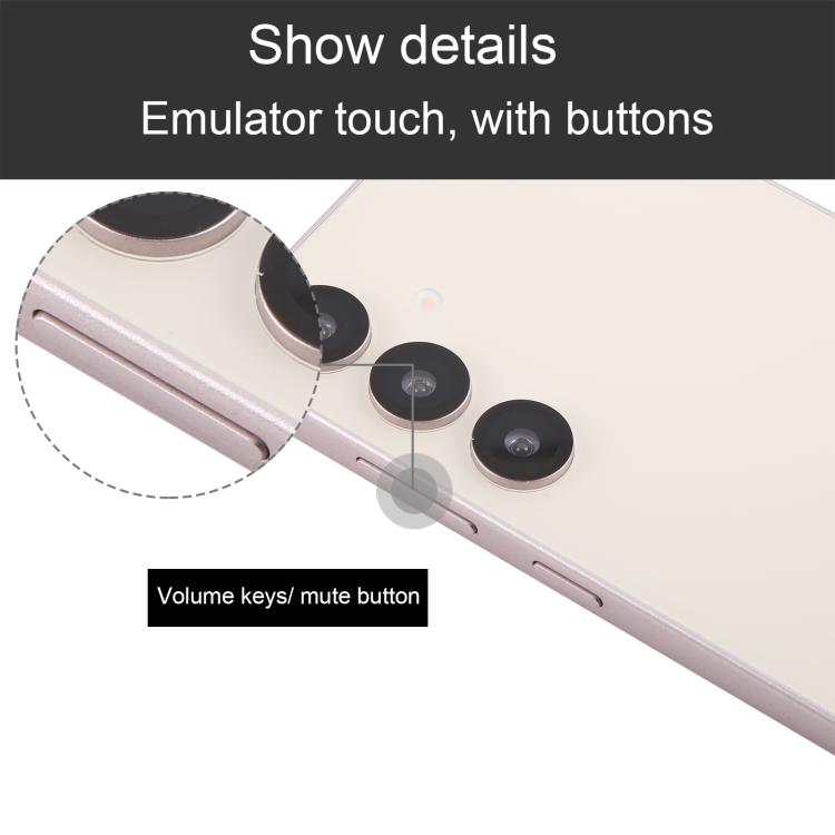 For Samsung Galaxy S25 5G Black Screen Non-Working Fake Dummy Display Model (Pink)