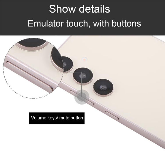For Samsung Galaxy S25+ 5G Black Screen Non-Working Fake Dummy Display Model (Pink)