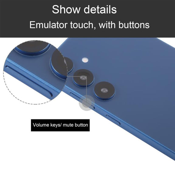 For Samsung Galaxy S25+ 5G Black Screen Non-Working Fake Dummy Display Model (Blue)