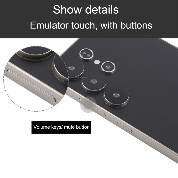 For Samsung Galaxy S25 Ultra 5G Color Screen Non-Working Fake Dummy Display Model (Black Grey)