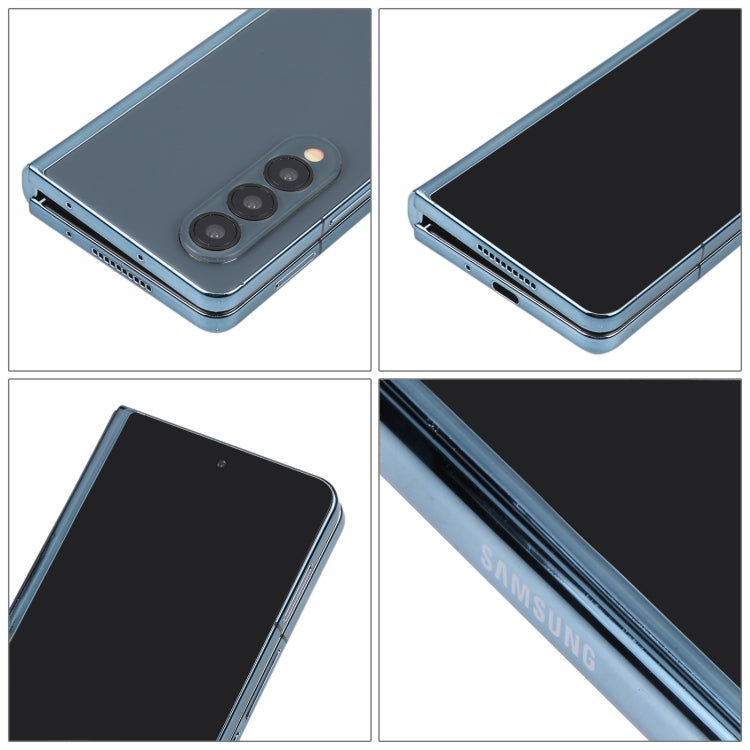 For Samsung Galaxy Z Fold4 Black Screen Non-Working Fake Dummy Display Model(Blue)