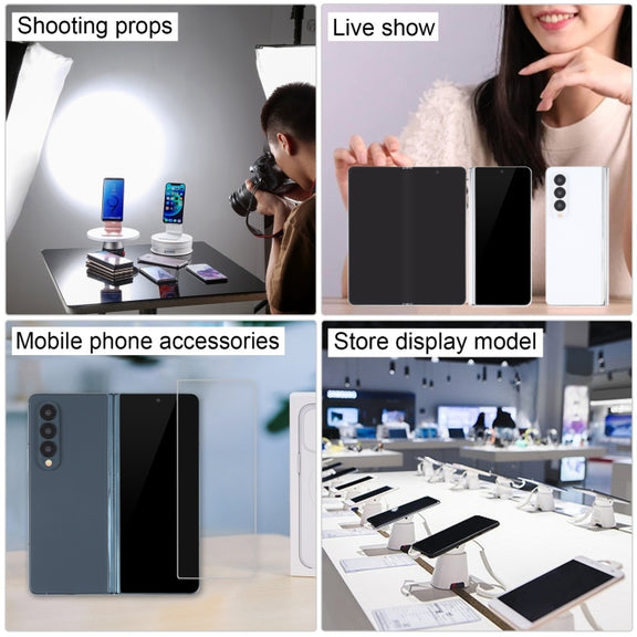 For Samsung Galaxy Z Fold4 Black Screen Non-Working Fake Dummy Display Model(Blue)