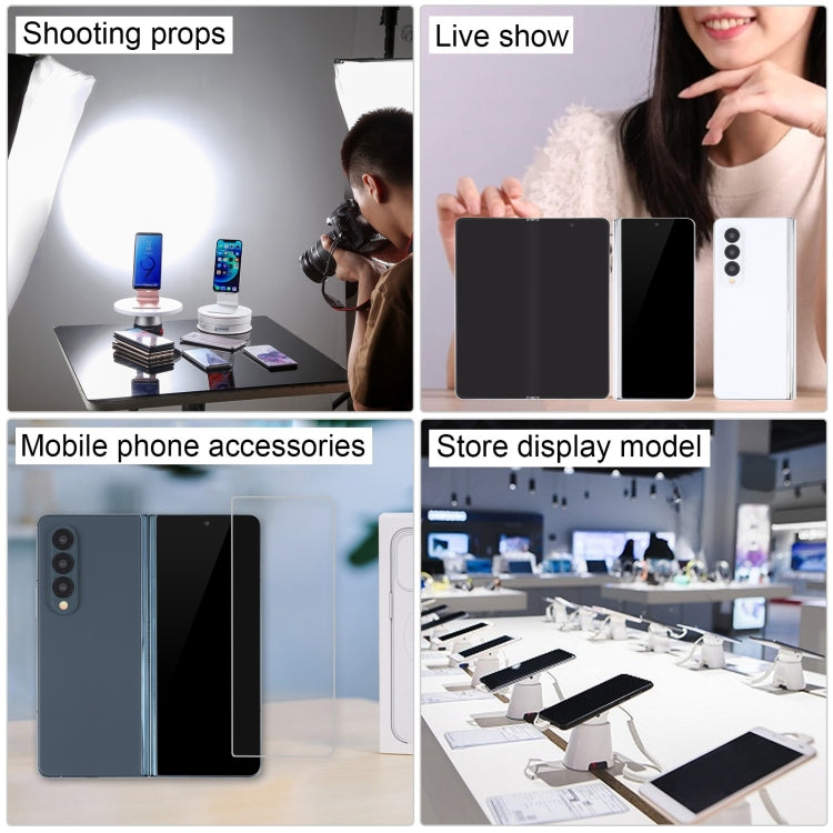 For Samsung Galaxy Z Fold4 Black Screen Non-Working Fake Dummy Display Model(Blue)