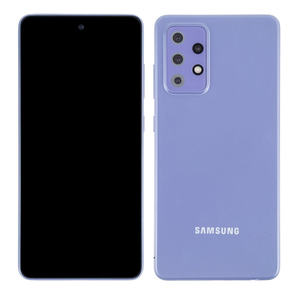 For Samsung Galaxy A52 5G Black Screen Non-Working Fake Dummy Display Model(Purple)
