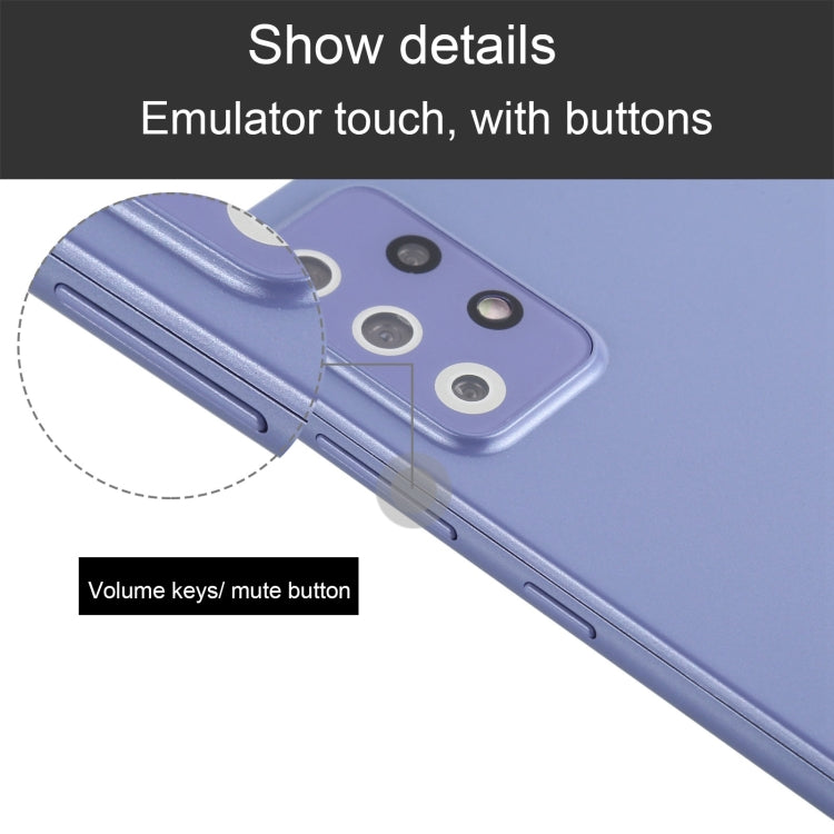 For Samsung Galaxy A52 5G Black Screen Non-Working Fake Dummy Display Model(Purple)