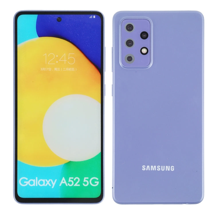 For Samsung Galaxy A52 5G Color Screen Non-Working Fake Dummy Display Model (Purple)