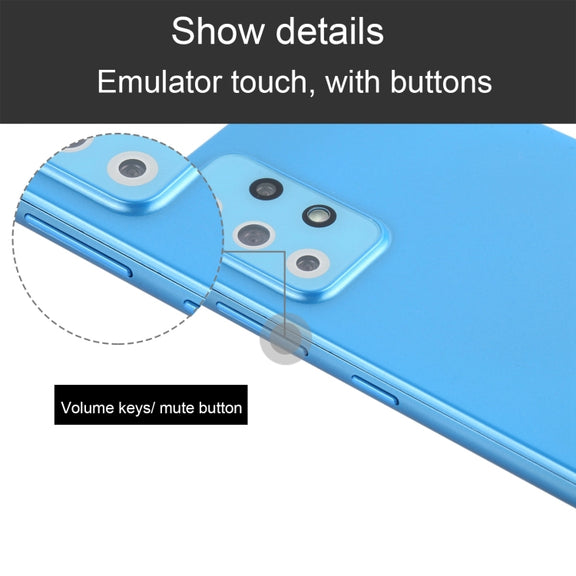 For Samsung Galaxy A72 5G Black Screen Non-Working Fake Dummy Display Model (Blue)